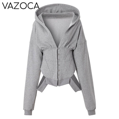 Aaliyah Corset Hoodie Jacket
