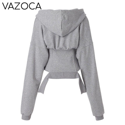 Aaliyah Corset Hoodie Jacket
