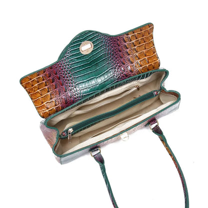 Crocodile Vintage Leather Handbag