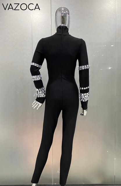 Abigail Bodycon Bandage Jumpsuit