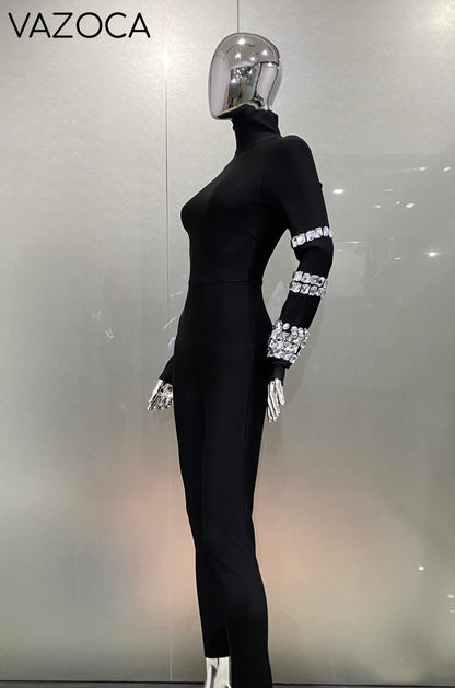 Abigail Bodycon Bandage Jumpsuit