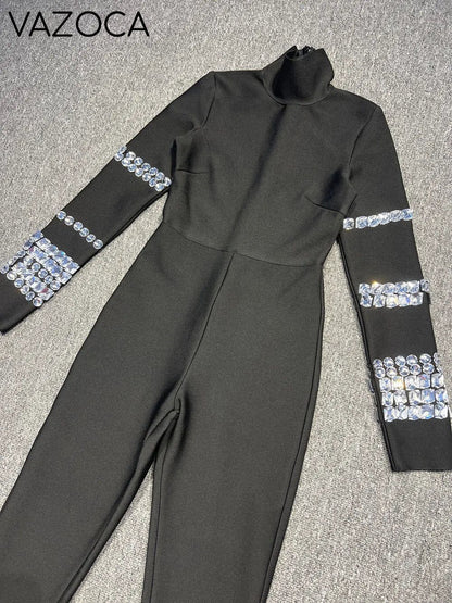 Abigail Bodycon Bandage Jumpsuit