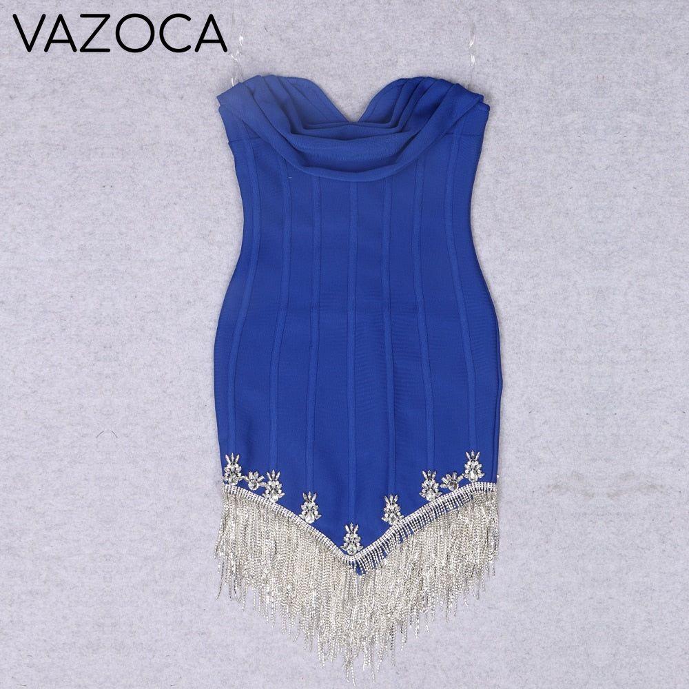 Abigail Embellishment Bandage Mini Dress