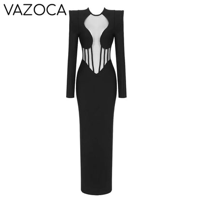 Alexa Bandage Maxi Dress