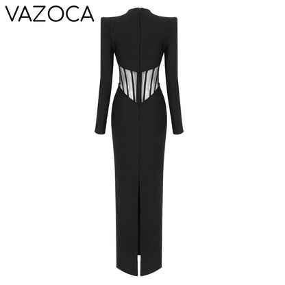 Alexa Bandage Maxi Dress