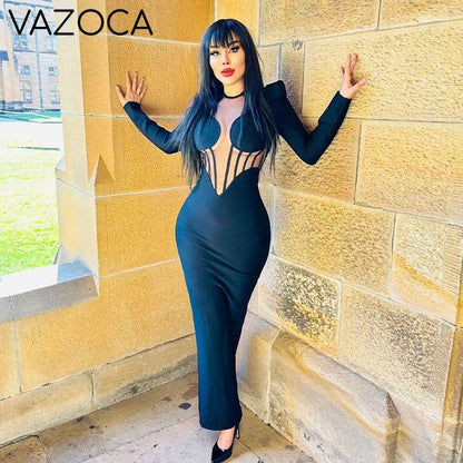 Alexa Bandage Maxi Dress