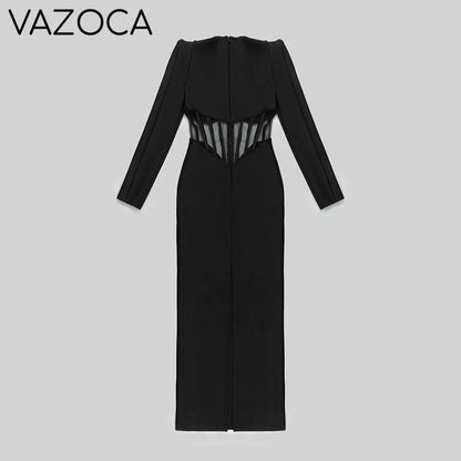 Alexa Bandage Maxi Dress