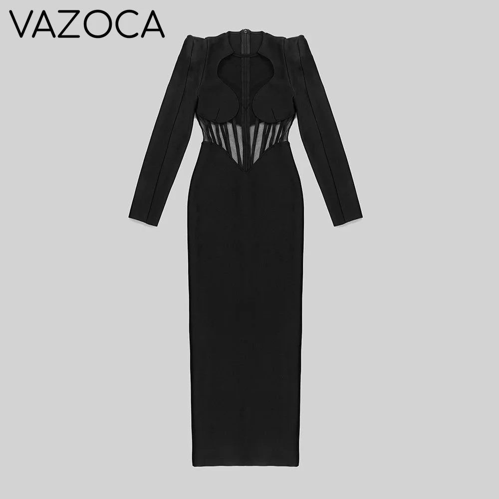 Alexa Bandage Maxi Dress