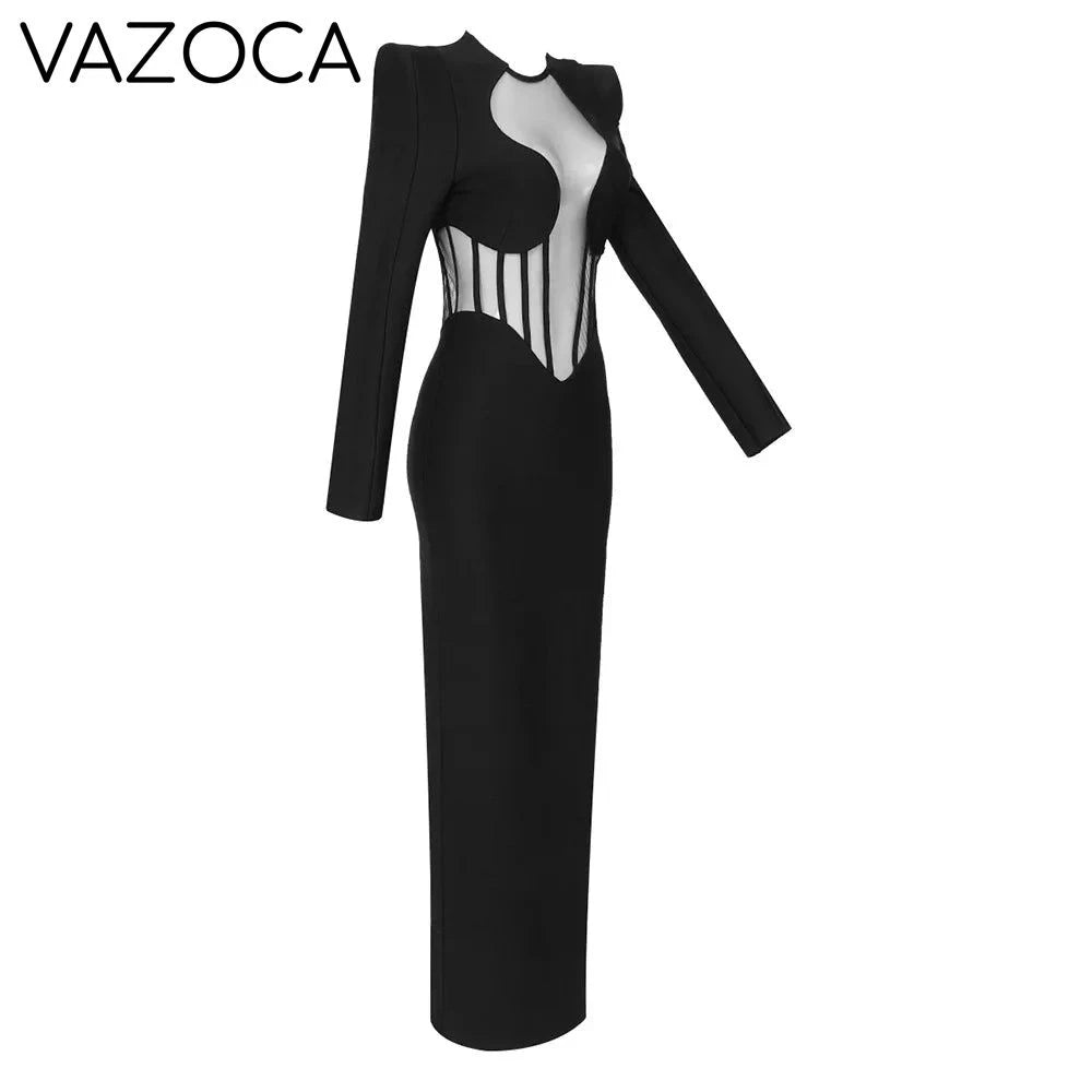 Alexa Bandage Maxi Dress