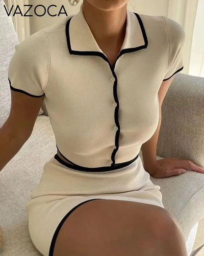All About You Knit Skirt Set