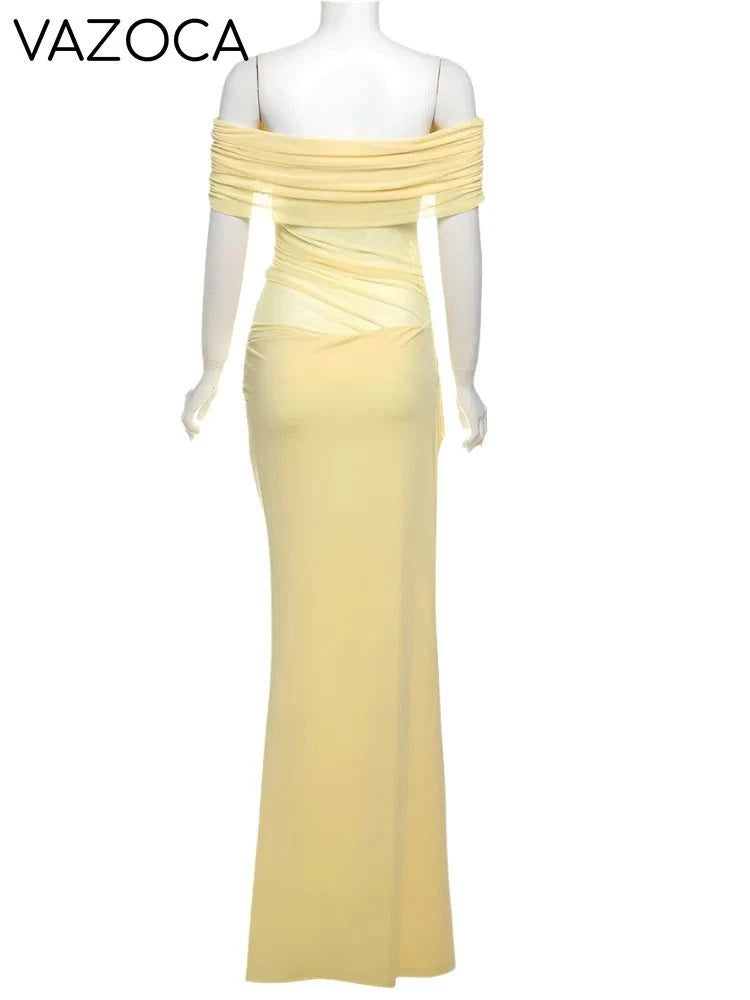 Anastasia Ruched Maxi Dress