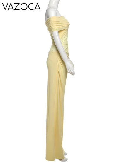 Anastasia Ruched Maxi Dress