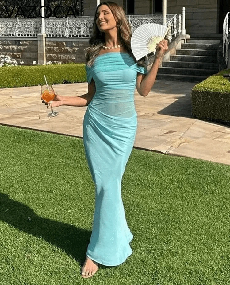 Anastasia Ruched Maxi Dress