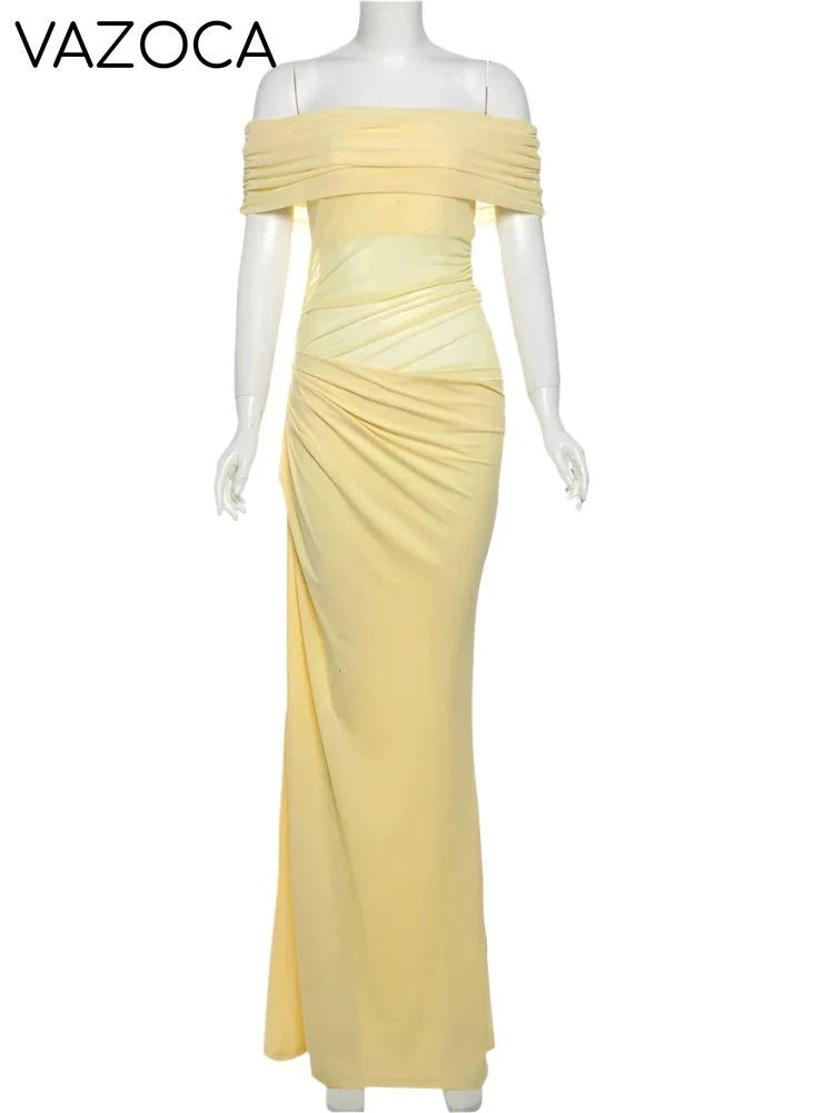 Anastasia Ruched Maxi Dress