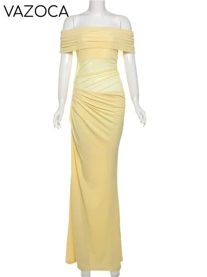 Anastasia Ruched Maxi Dress