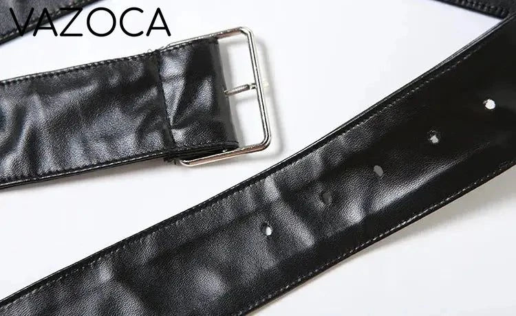 Anaya Leather Short Set