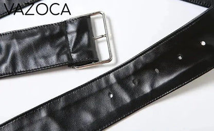 Anaya Leather Short Set