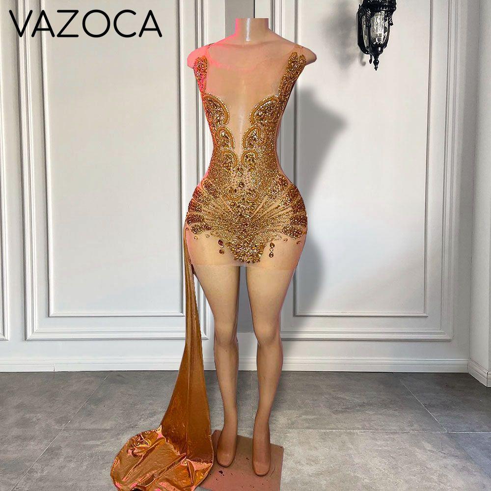 Angel Luxury Sheer Mesh Sparkly Dress