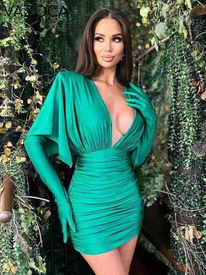 Ava Ruched Mini Dress
