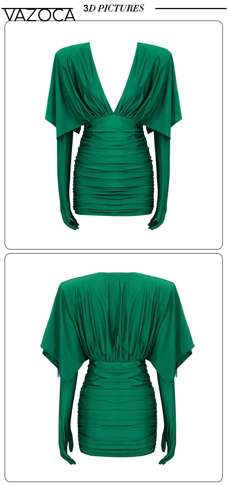 Ava Ruched Mini Dress