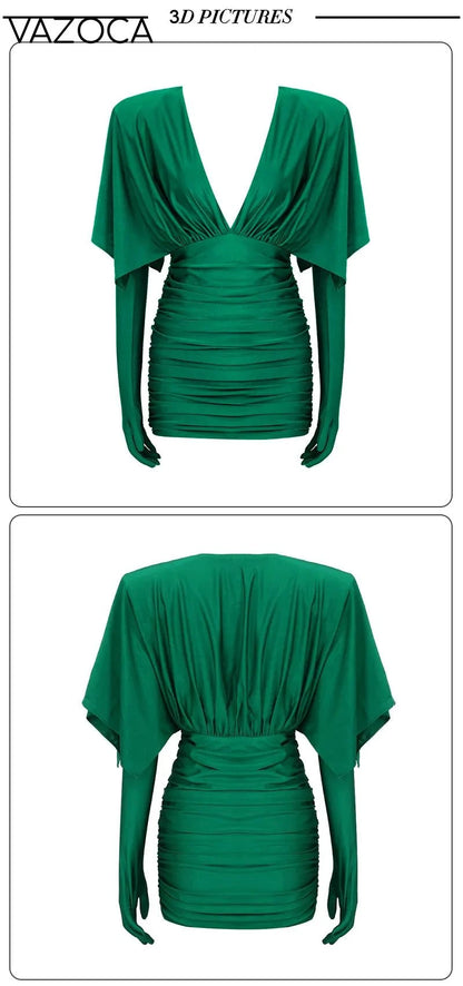 Ava Ruched Mini Dress