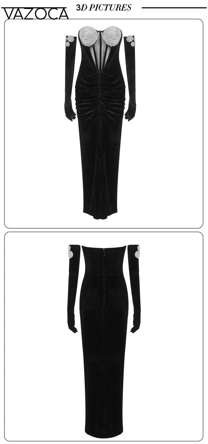 Aviana Velvet Maxi Dress