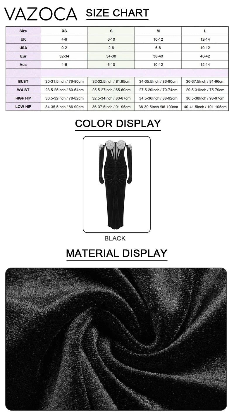 Aviana Velvet Maxi Dress