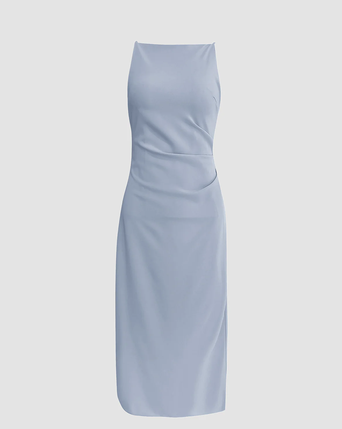 Silent Sea Boat Neck Midi Dress