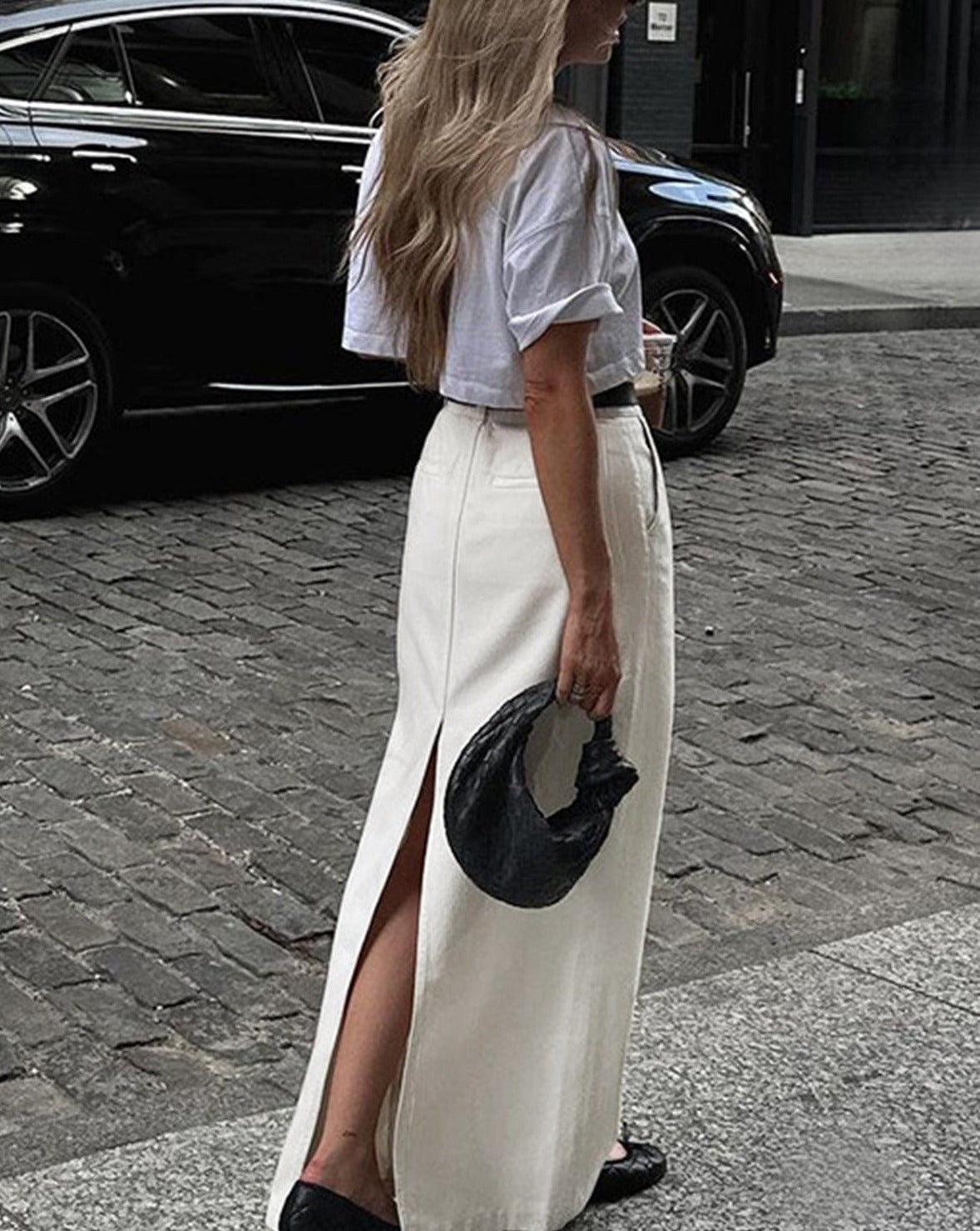 Parisian Slit Maxi Skirt