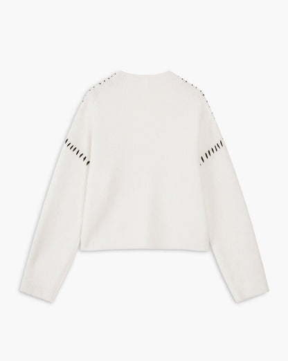 Shift The Focus Oversized Mock Neck Sweater