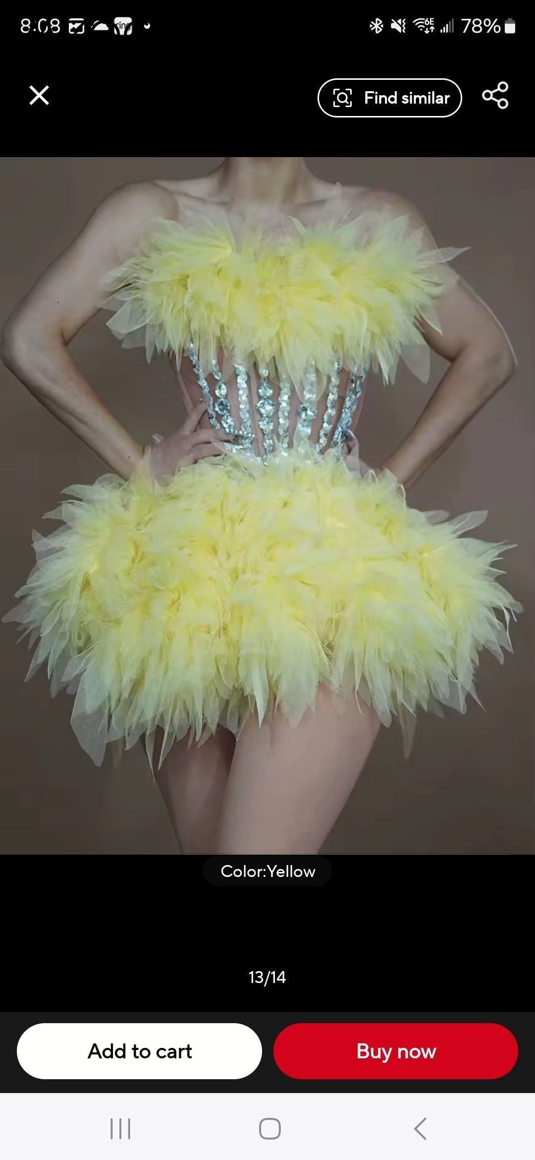 Ball Gown Mini Dress
