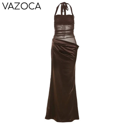 Bella Ruched Satin Dress