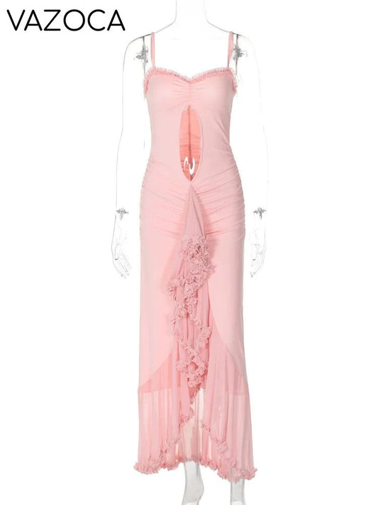 Berna Ruched Maxi Dress
