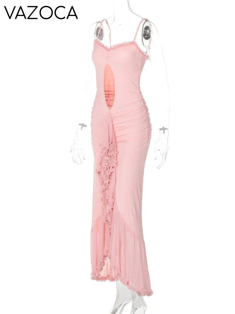 Berna Ruched Maxi Dress