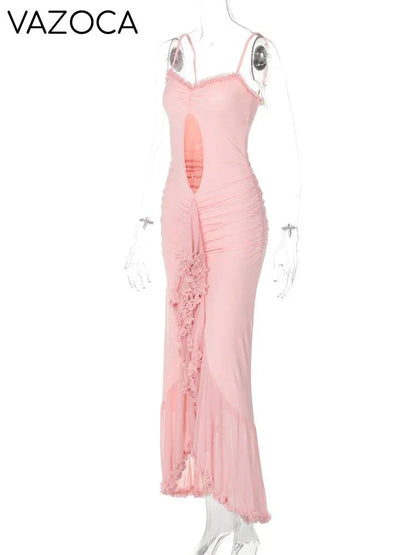 Berna Ruched Maxi Dress
