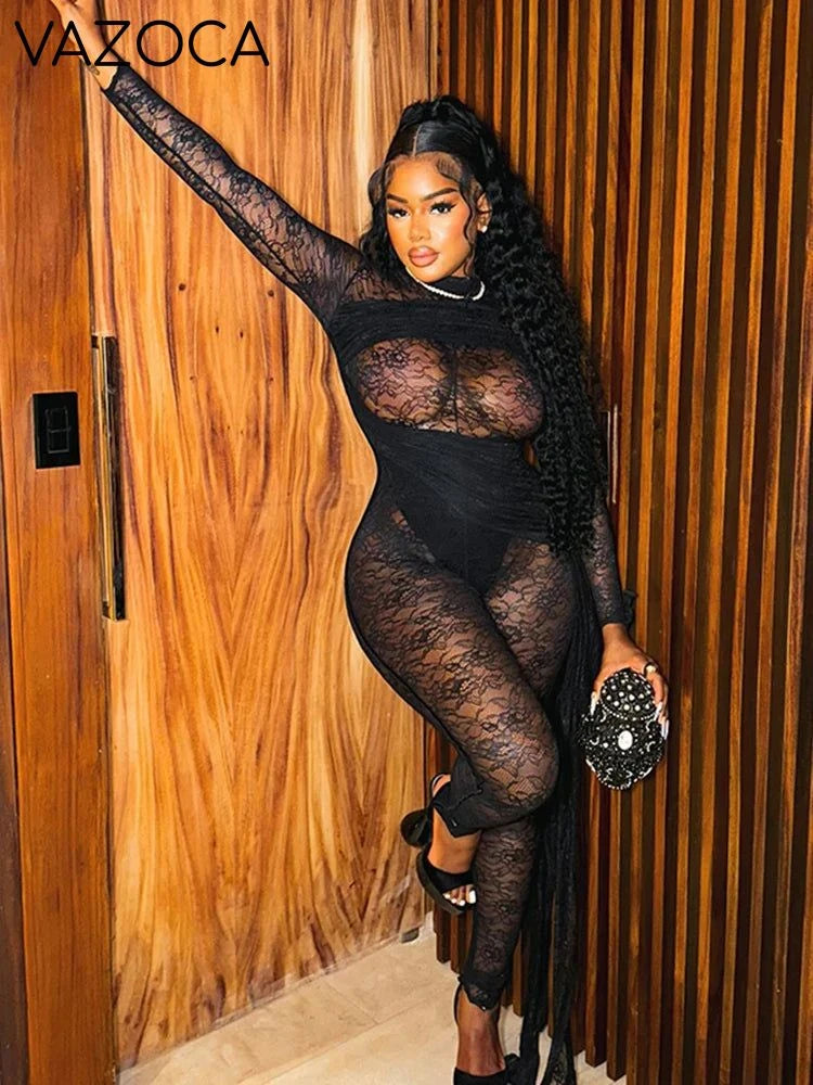 Bianca Mesh Jumpsuit