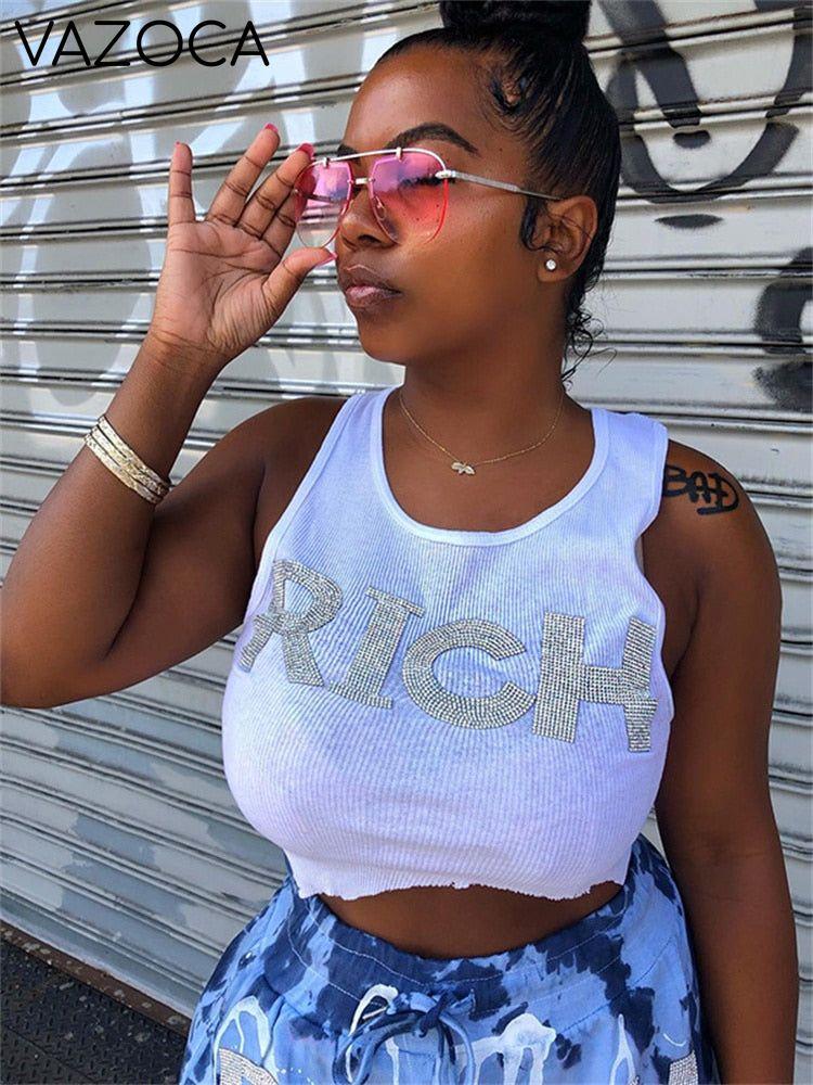 Block His Number Tank Top white 1