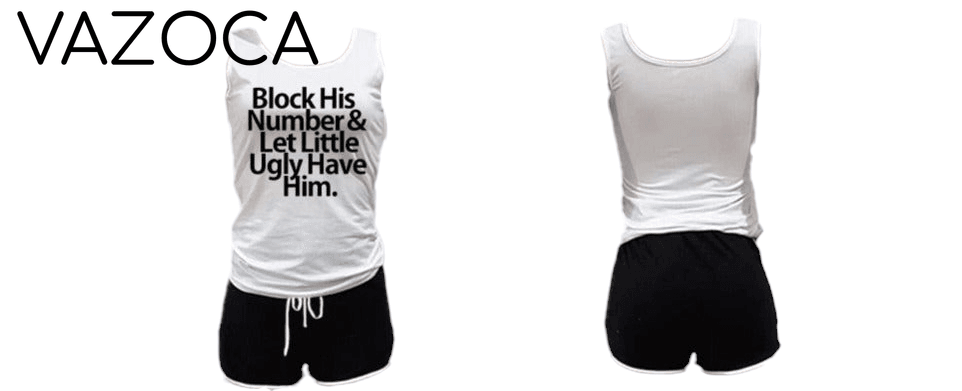 Block His Number Tank Top