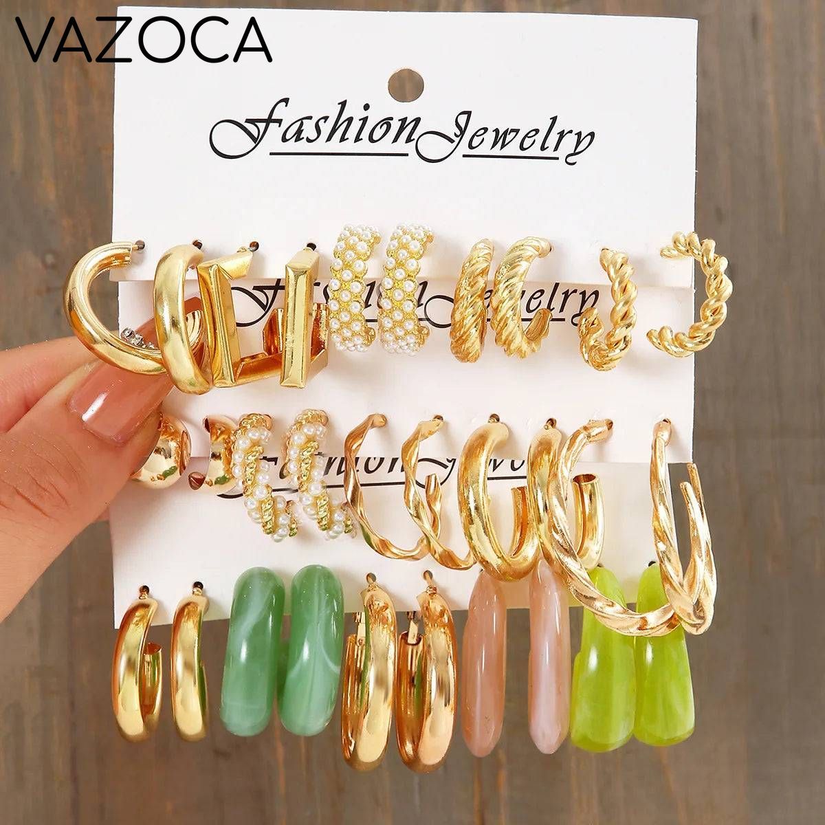 Bohemia Vintage Hoop Earring Set