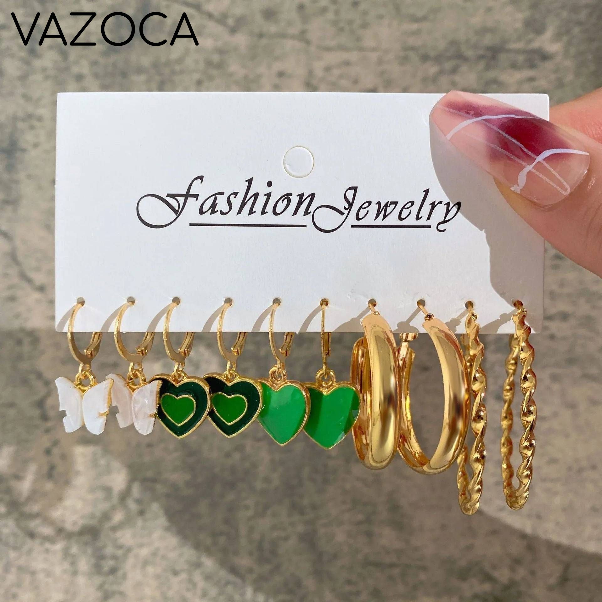 Bohemia Vintage Hoop Earring Set