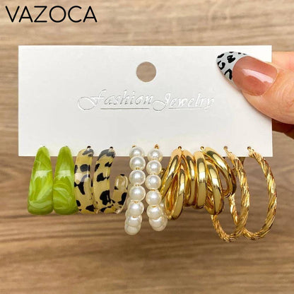 Bohemia Vintage Hoop Earring Set