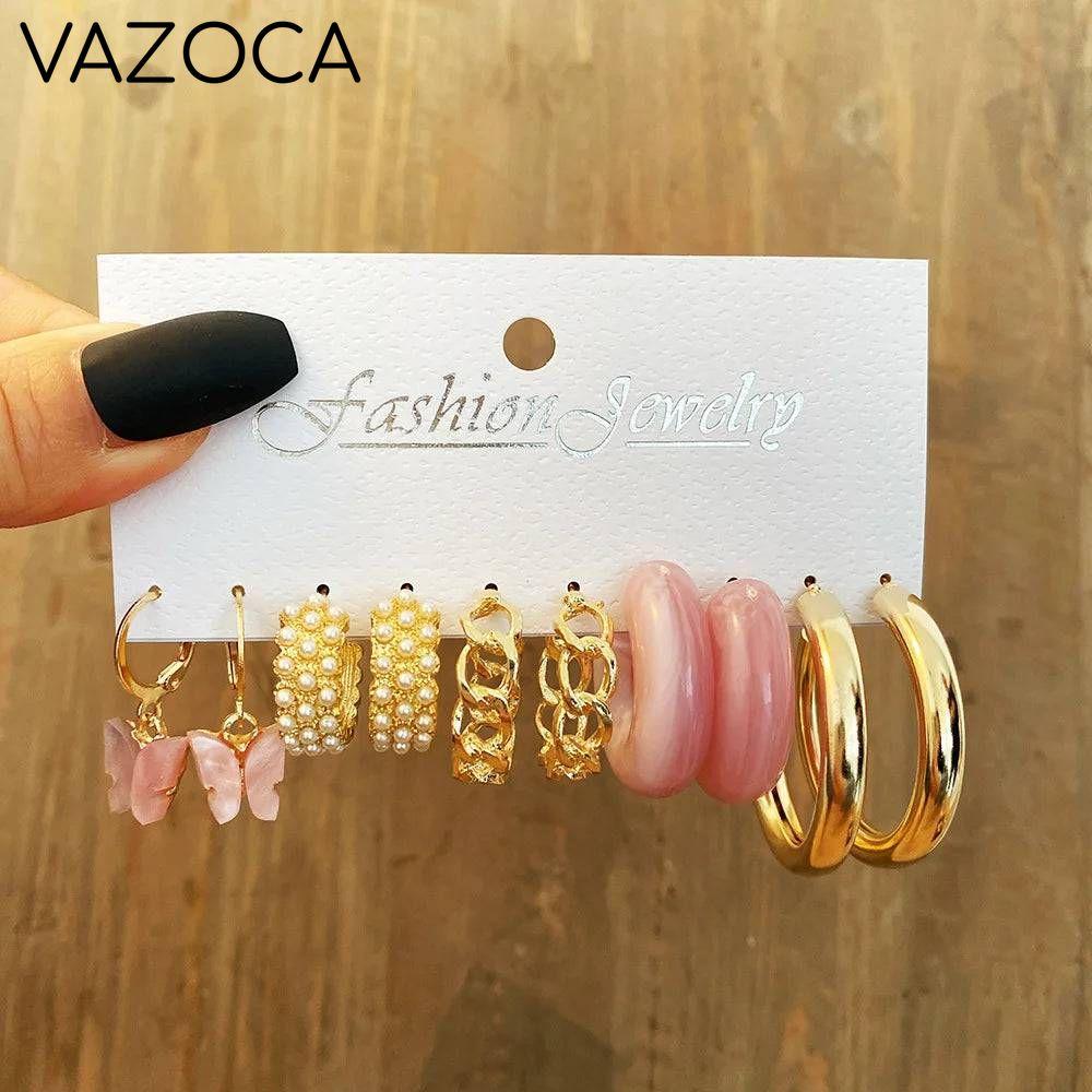 Bohemia Vintage Hoop Earring Set