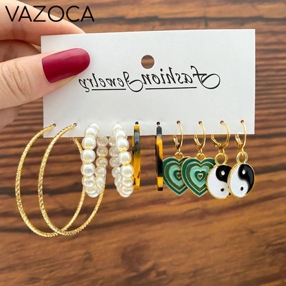 Bohemia Vintage Hoop Earring Set