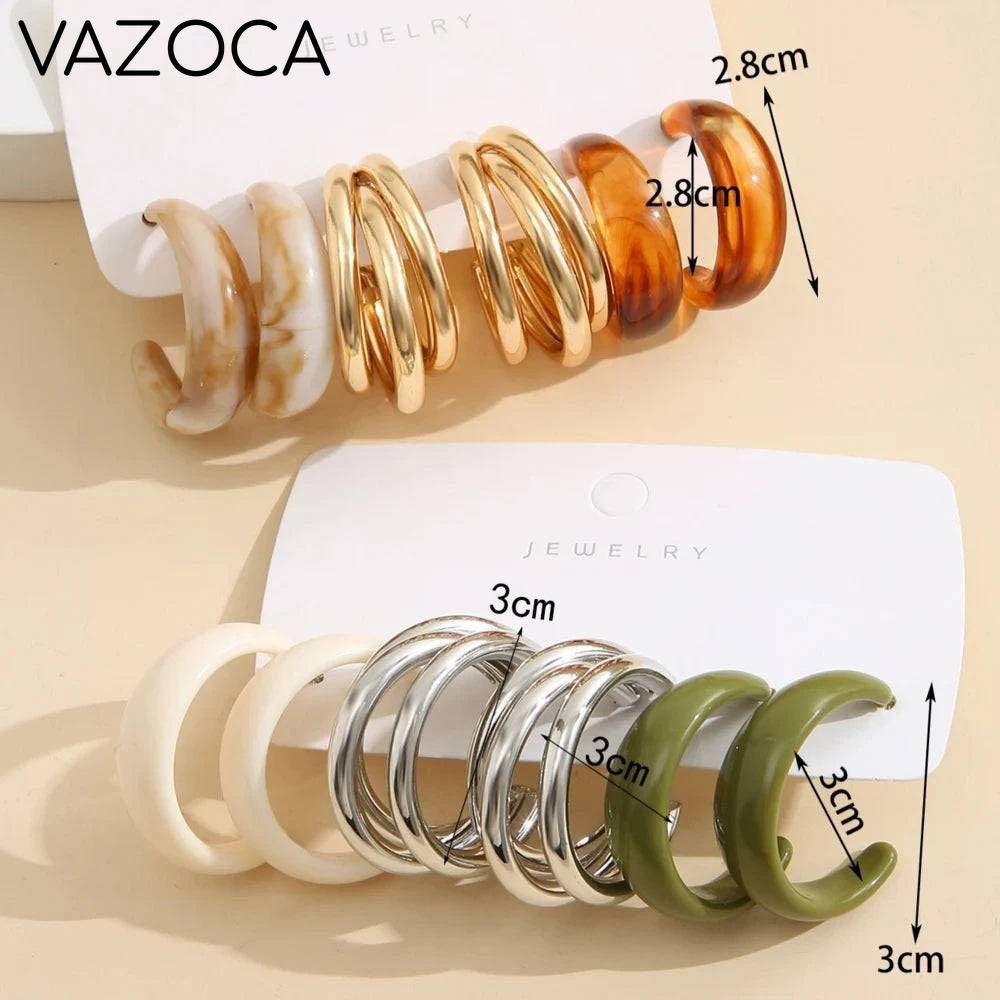 Bohemian Acrylic Earrings Set