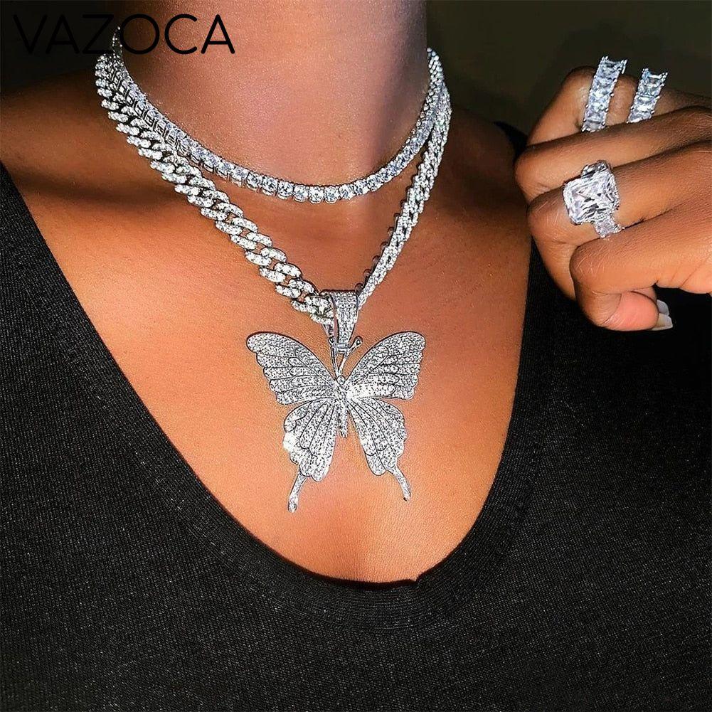 Butterfly Pendant Necklace