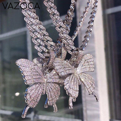 Butterfly Pendant Necklace