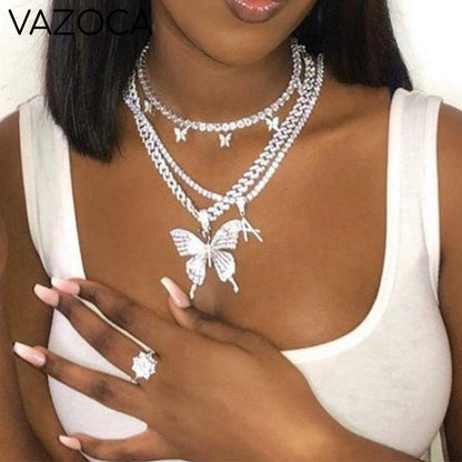 Butterfly Pendant Necklace