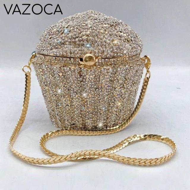 Cakey Diamond Clutch Bag F