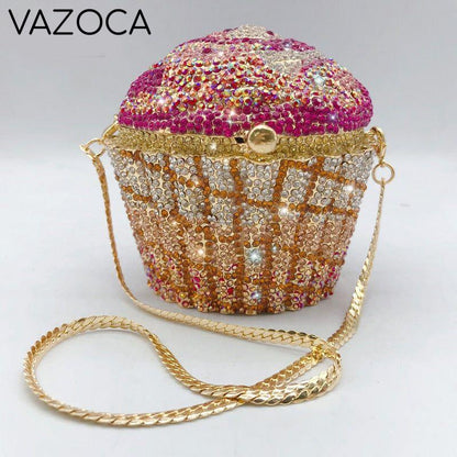 Cakey Diamond Clutch Bag C
