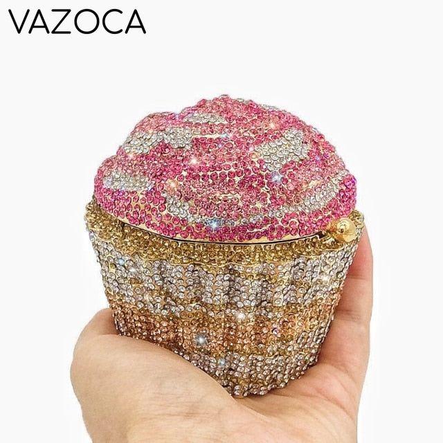 Cakey Diamond Clutch Bag G